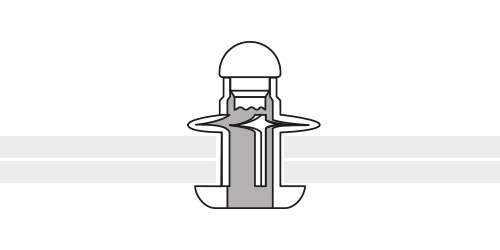 Trhací nýt SARIV AL/AL 4x20 rozpěrný