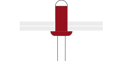 Trhací nýt AL/ST 4x8 /3011