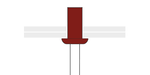 Trhací nýt AL/ST 4x10 uzavřený /3009 E