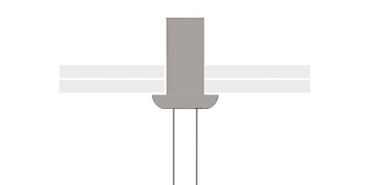 Trhací nýt AL/ST 4x12 uzavřený /9006