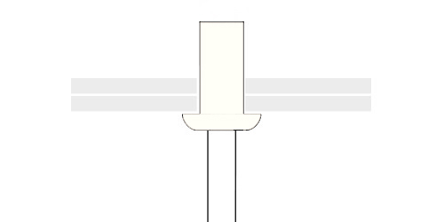 Trhací nýt AL/ST 4x10 uzavřený /9016 E