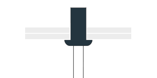 Trhací nýt AL/ST 4x10 uzavřený /7016 E