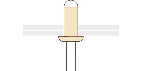 Trhací nýt SARIV AL/ST 4.8x8 /1015