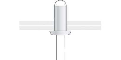 Trhací nýt SARIV AL/ST 4x6 /9010