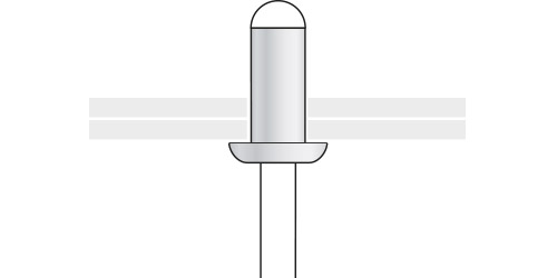 Trhací nýt SARIV AL/ST 4x6 /9010