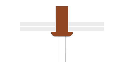 Trhací nýt AL/ST 4x10 uzavřený /8004 E sáček
