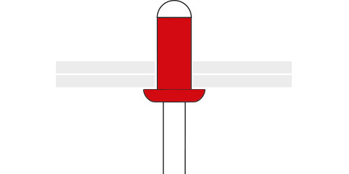 Trhací nýt SARIV AL/ST 4x16 /3020