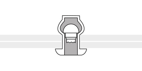 Trhací nýt St/St 4.0x08 slepý